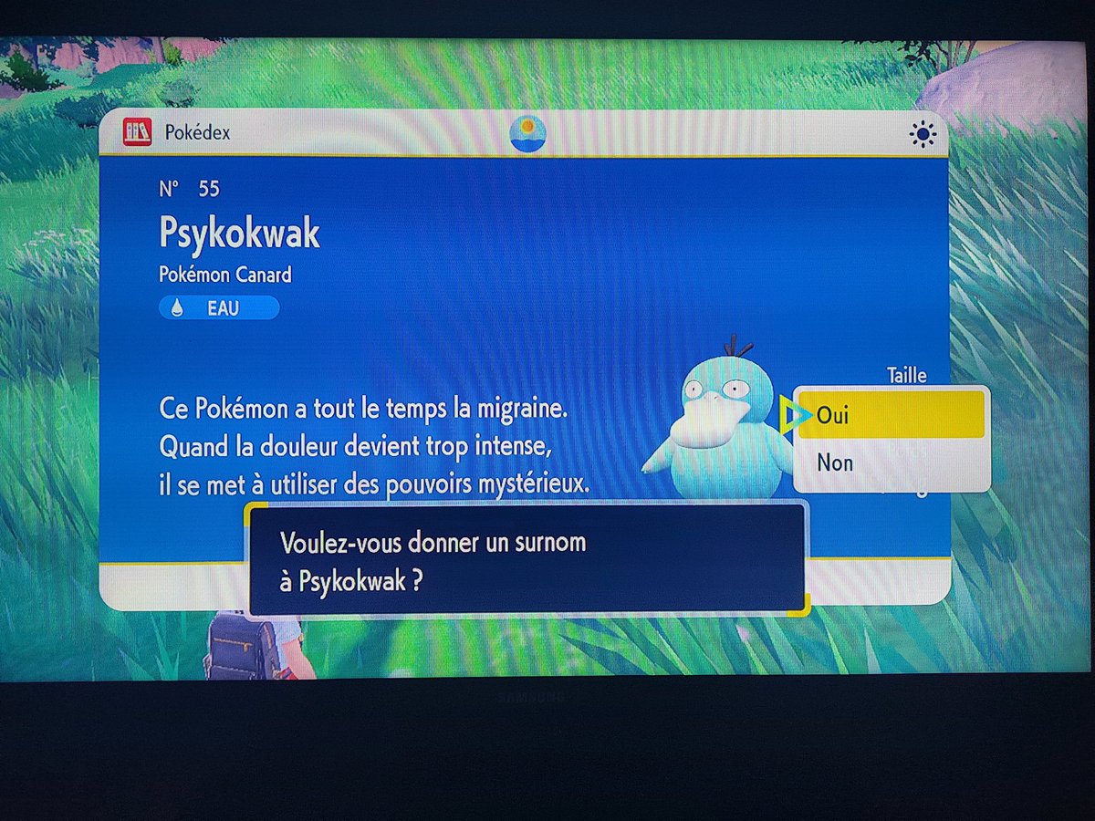 Je comprends pas ! Au bout de 2h15 de jeu... #PokemonEcarlateViolet