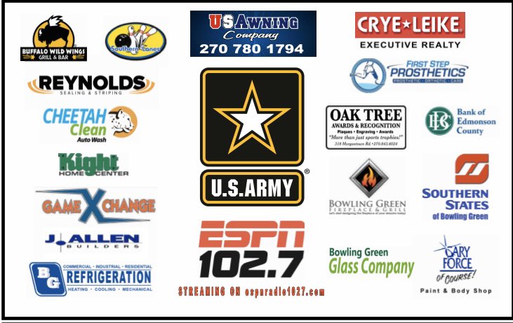 7MMsportsSOKY's tweet photo. Tune in at 5p. For #round3 #HSFBPlayoffs #USArmy1027Gamenight 3 teams still alive! @The_Sports_Web is joined by @ACSFBCoach @ACS_PatriotsAD and @cryeleike Broker Kirk Tinsley @BiggHamp ๐ค #BGPurples #WERaiders #LoganCo streaming ๐ https://t.co/nF7YIWRMLO https://t.co/Y5mWmN30Gw