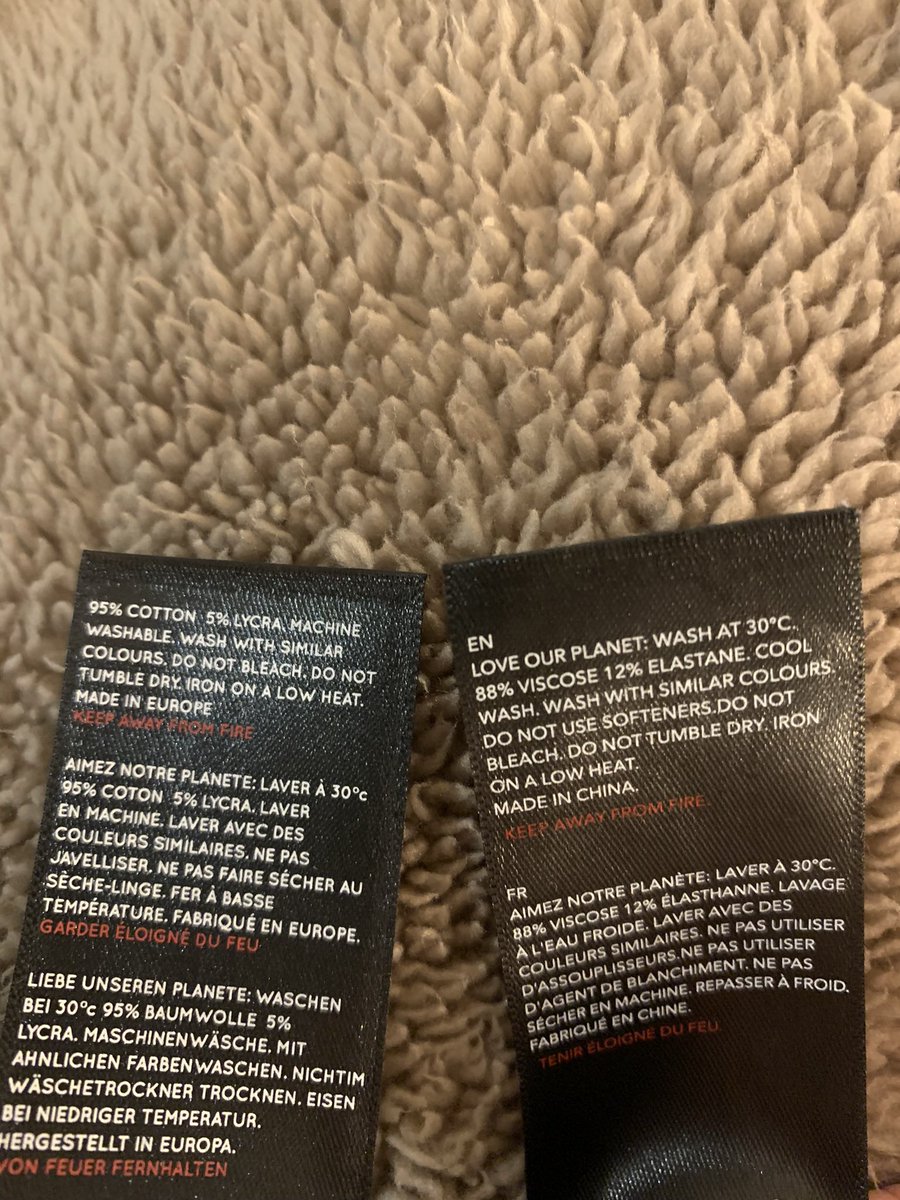 MrsDanforth1's tweet image. Why are the products made of different material please if they are meant to be the same?