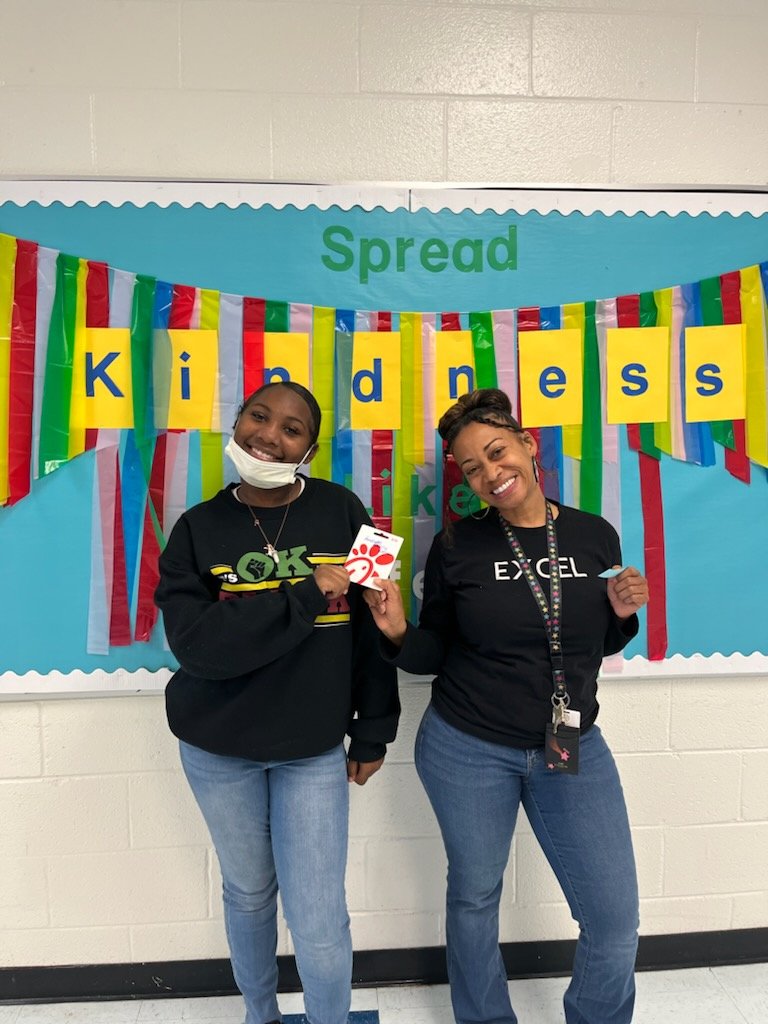 EXCEL Academy Student Support Services (@excelstusupp) on Twitter photo Students who demonstrated random acts of kindness had their names entered into a drawing. Our winner was a middle school student nominated by Ms. Stewart! #kindnesspassiton <a href="/lkb1908/">Lila K. Brown</a> <a href="/DrKLDixon1/">Dr. Keshia Dixon-Mosley</a> <a href="/drchonhester/">chon hester</a> <a href="/McLeod_Edu/">Chris McLeod</a> Students who demonstrated random acts of kindness had their names entered into a drawing. Our winner was a middle school student nominated by Ms. Stewart! #kindnesspassiton <a href="/lkb1908/">Lila K. Brown</a> <a href="/DrKLDixon1/">Dr. Keshia Dixon-Mosley</a> <a href="/drchonhester/">chon hester</a> <a href="/McLeod_Edu/">Chris McLeod</a>