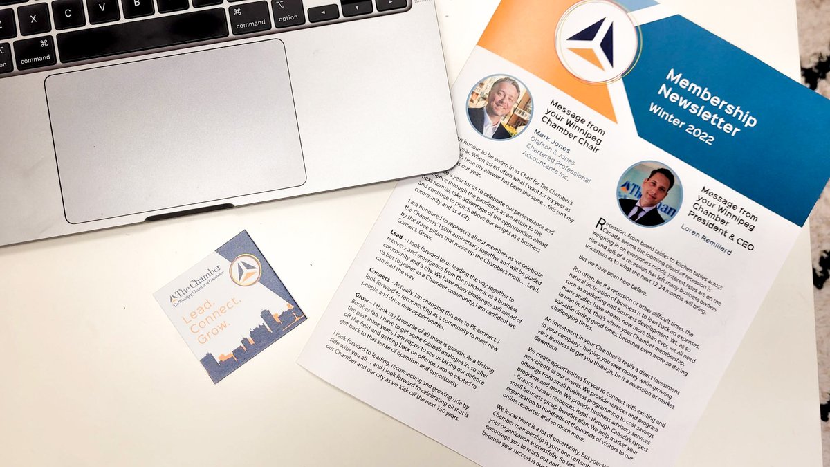 TheWpgChamber's tweet photo. Check your mailboxes- our Winter member newsletter is out! ✉️

➡️ Hear from our CEO and our Winnipeg Chamber Chair @204Jones
➡️ Read our CODE update
➡️ Learn more about upcoming events
➡️Read up on our sustainability efforts
&amp; more.💡

Read more ⬇️
https://t.co/OVV5s4KdUu
#WCCBiz https://t.co/r7ZFmebPil