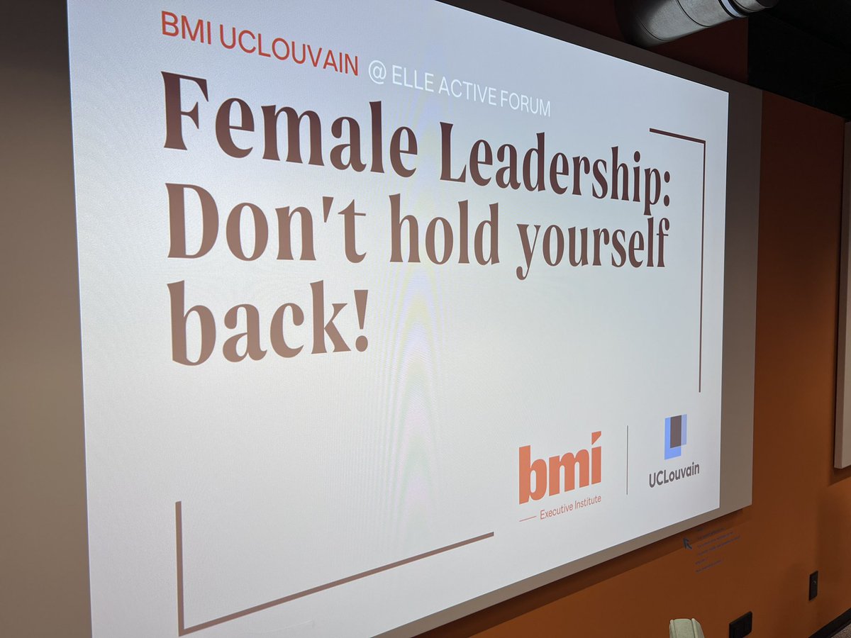 Powerful session with two inspiring female leaders! Thank you Alumna Rosaria Giovannelli and current #EMBA participant Fadwa Gmiden for sharing your testimonials at <a href="/ELLEbelgie/">ELLEbelgie</a> <a href="/ELLEBelgique/">ElleBelgique</a> Active Forum at @cometmeetings