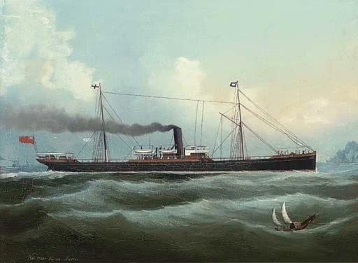 1900'ler, Kurdistan isimli yük gemisi Hong Kong sularında...