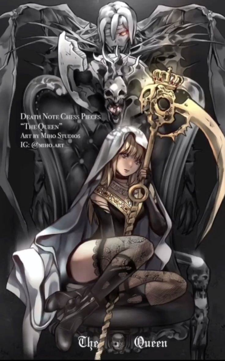 Death Note Chess pieces