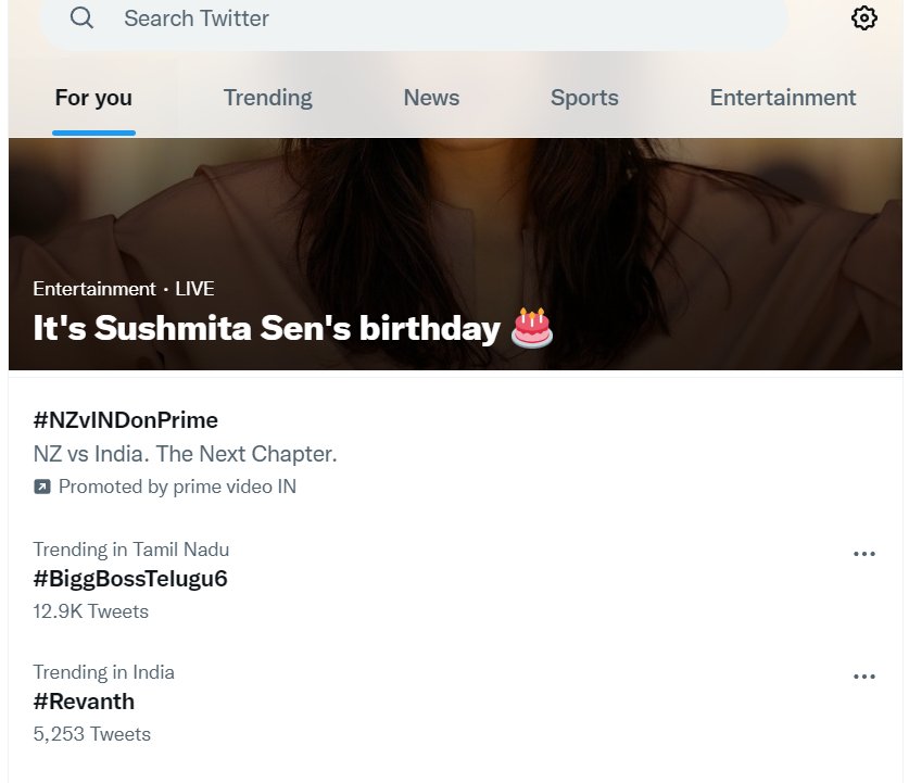 bachin_k's tweet photo. #Revanth #CaptainRevanth Without any trend for the first time one contestant is trending in india 
#BiggBoss #BiggBossTelugu #BiggBoss6Telugu https://t.co/LlzZqzFiYo