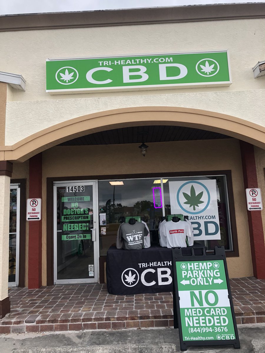 Stop by any of our locations and learn more about how #fullspectrumcbd can help you! #trihealthynorthport #cbd #hemp #edibles #tincture #smokes
