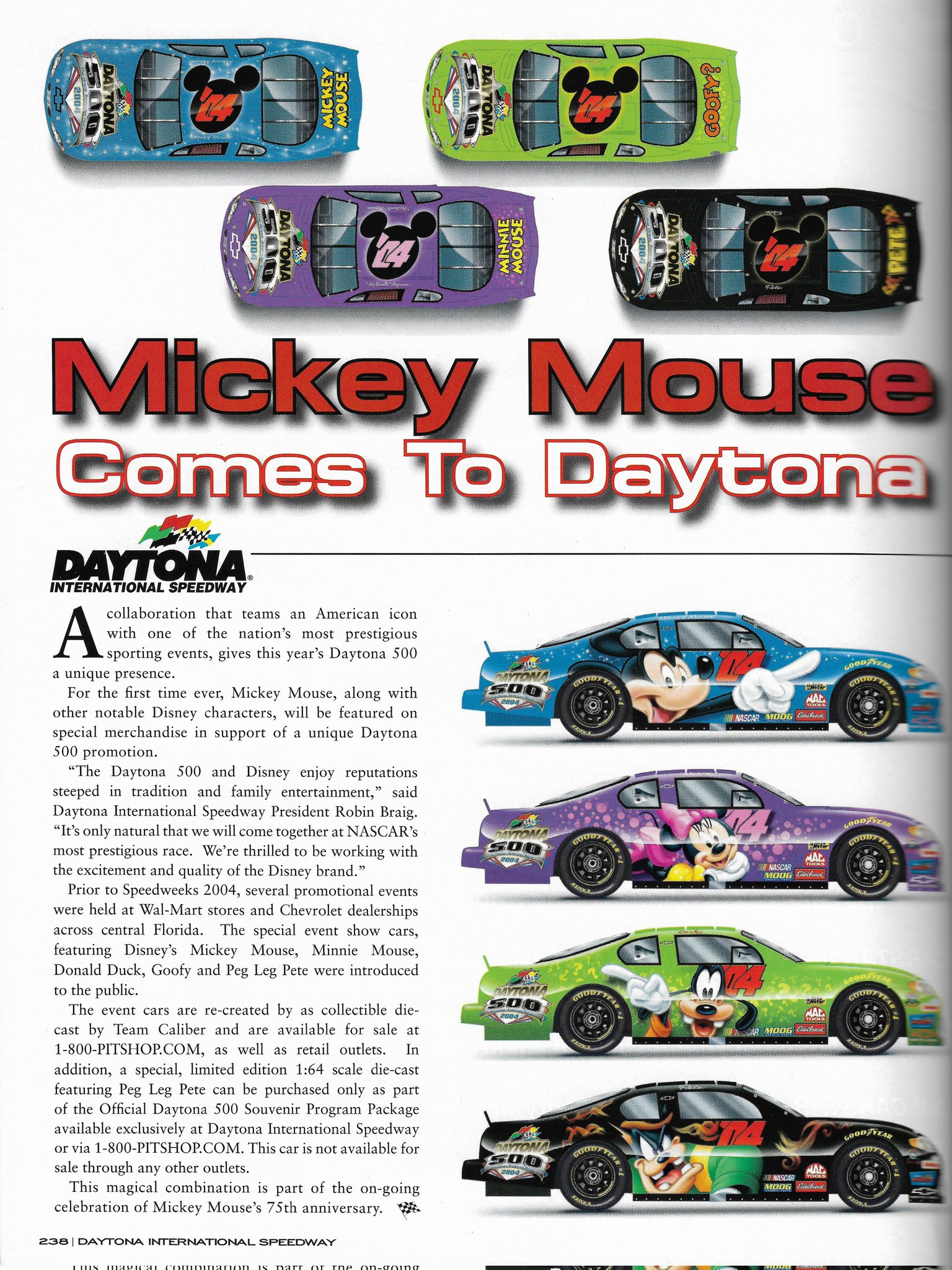 Mickey mouse daytona sale
