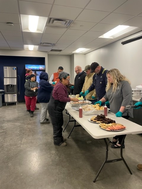 AudubonMetals's tweet photo. Our Texas location also celebrated this week with a delicious Thanksgiving meal served by management staff! We are so thankful for all the hard work everyone puts in year round! https://t.co/VaynnvD8kd