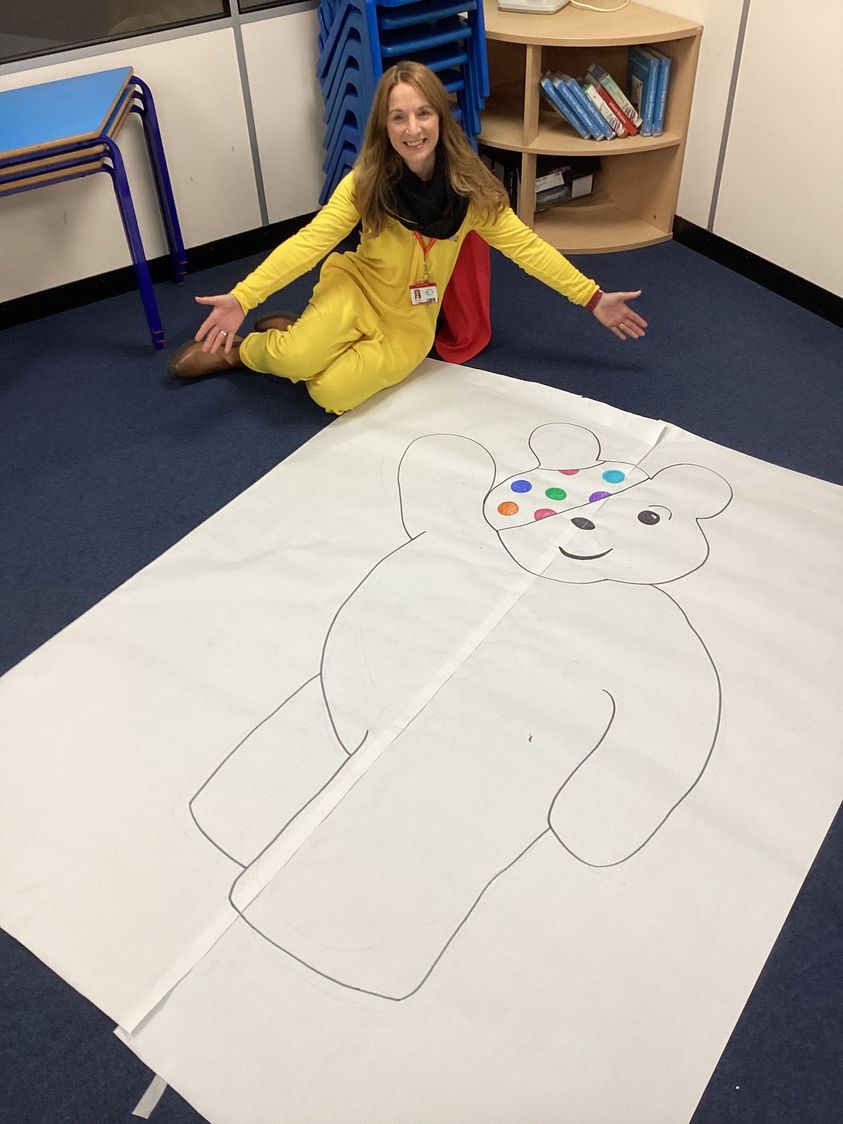 We're ready for Children in Need 2022! Remember your coins for Pudsey - hopefully we can make him much shinier by the end of the day. Thank you to Miss Gooda for the fantastic artwork.