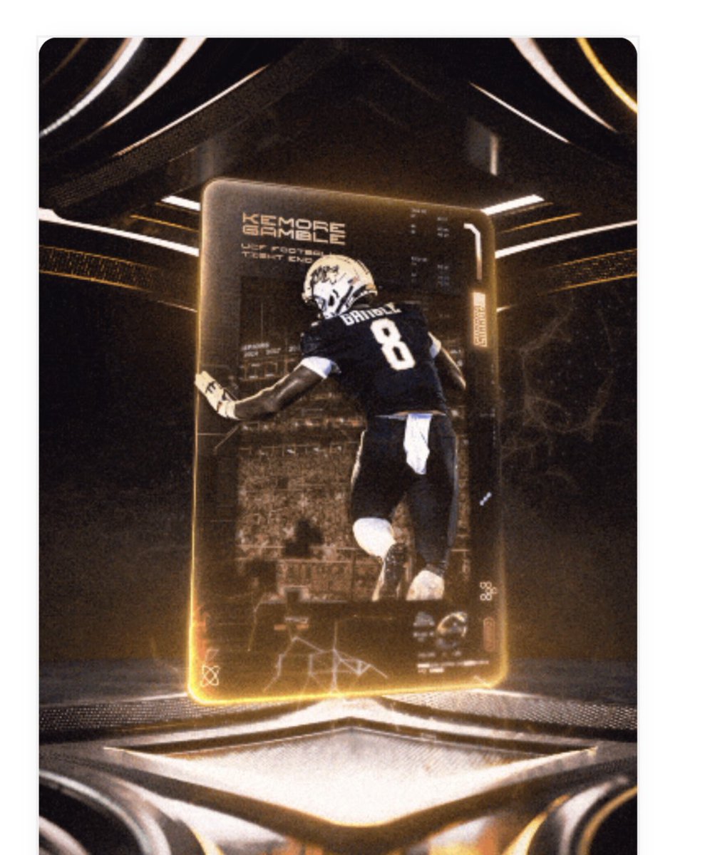 SonsofUCF's tweet photo. Just picked up a @BullardQuadric and @kemoregamble15 card in my pack. Two really good players, two really cool cards, and a great way to support our UCF athletes. https://t.co/7rA2scEqxj