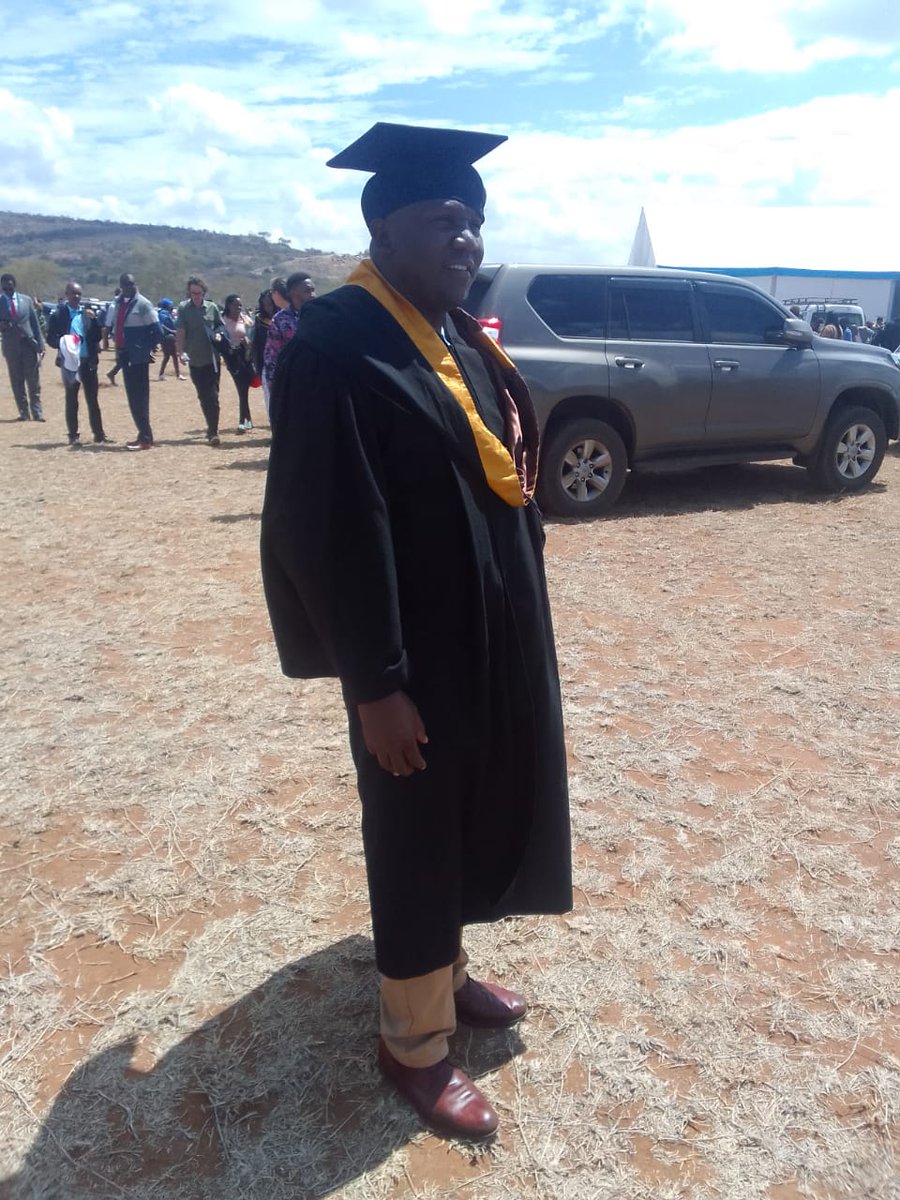 I've today graduated from Daystar University. God's grace is sufficient