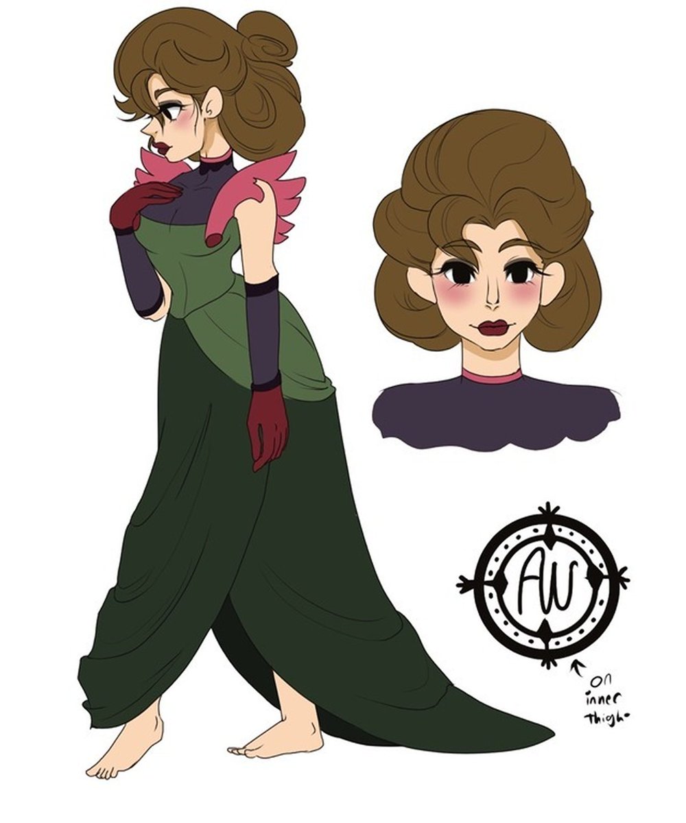 eemapso's tweet photo. I redrew my old jjba fan oc from 2018. I wanted to make her look as close to the style of phantom blood as I could! 
#jjba #JoJosBizarreAdventure https://t.co/RhViacMx6n