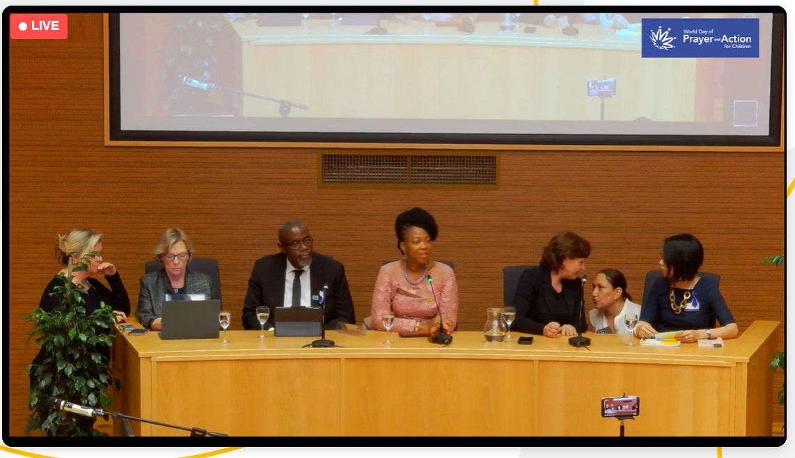 Honored to be part of marking the 1st World Day for the Prevention of &amp; Healing from Child Sexual Exploitation, Abuse &amp; Violence.

I hope this day becomes one of accountability to ensure justice &amp; healing &amp;, above all, to prevent sexual violence against children.
#Nov18WorldDay