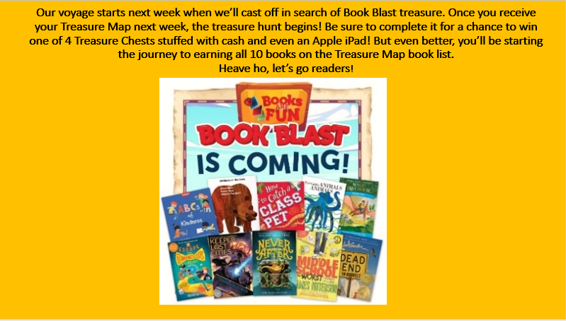 EastsideCISD's tweet photo. Book Blast is coming to Eastside! @ESEPrin_CISD #theClevelandISDWay https://t.co/Fw50bkZOF2