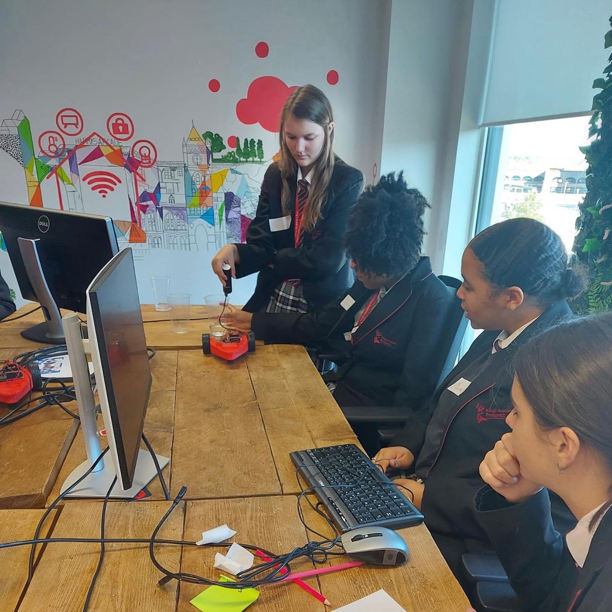 kaprospect's tweet photo. 20 Y9 students had the most amazing day @AND_Digital Inspiring Minds program, learning about coding, building robots, developing software, presenting skills, design &amp; product design &amp; development. Goody bags for all &amp; MacBooks for Natalia, Cameron &amp; Thierrey. 
Thank you so much! https://t.co/iG7mlMIW1B
