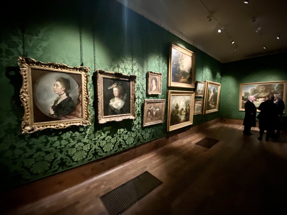 dr_peter_moore's tweet photo. The redeveloped @GH_Sudbury and new exhibition galleries open on Monday. There is SO much to see, and a whole host of excellent new loans on display. The Gainsborough Gallery, with its silk wall hanging, is just perfect 👌🏻Go and visit! https://t.co/3We2OT94T2