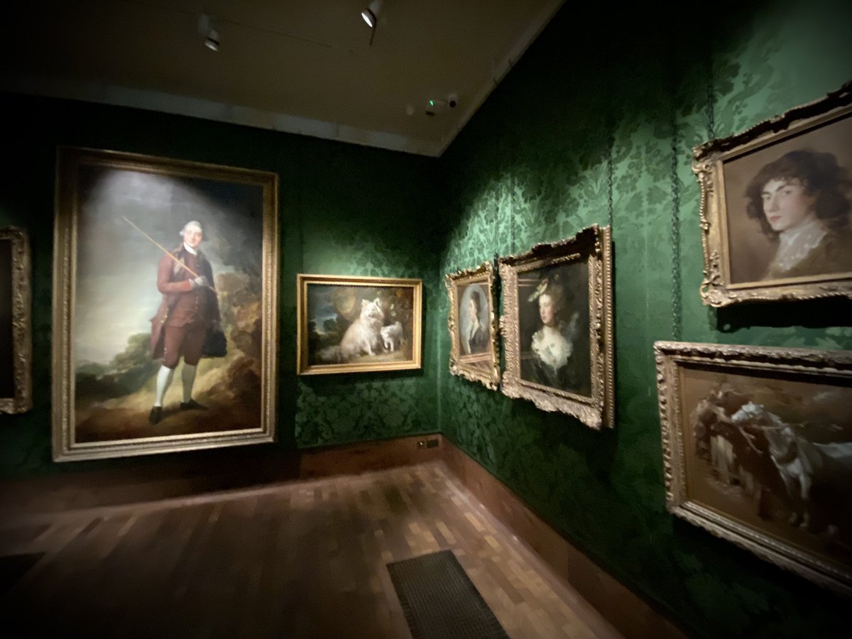 dr_peter_moore's tweet photo. The redeveloped @GH_Sudbury and new exhibition galleries open on Monday. There is SO much to see, and a whole host of excellent new loans on display. The Gainsborough Gallery, with its silk wall hanging, is just perfect 👌🏻Go and visit! https://t.co/3We2OT94T2