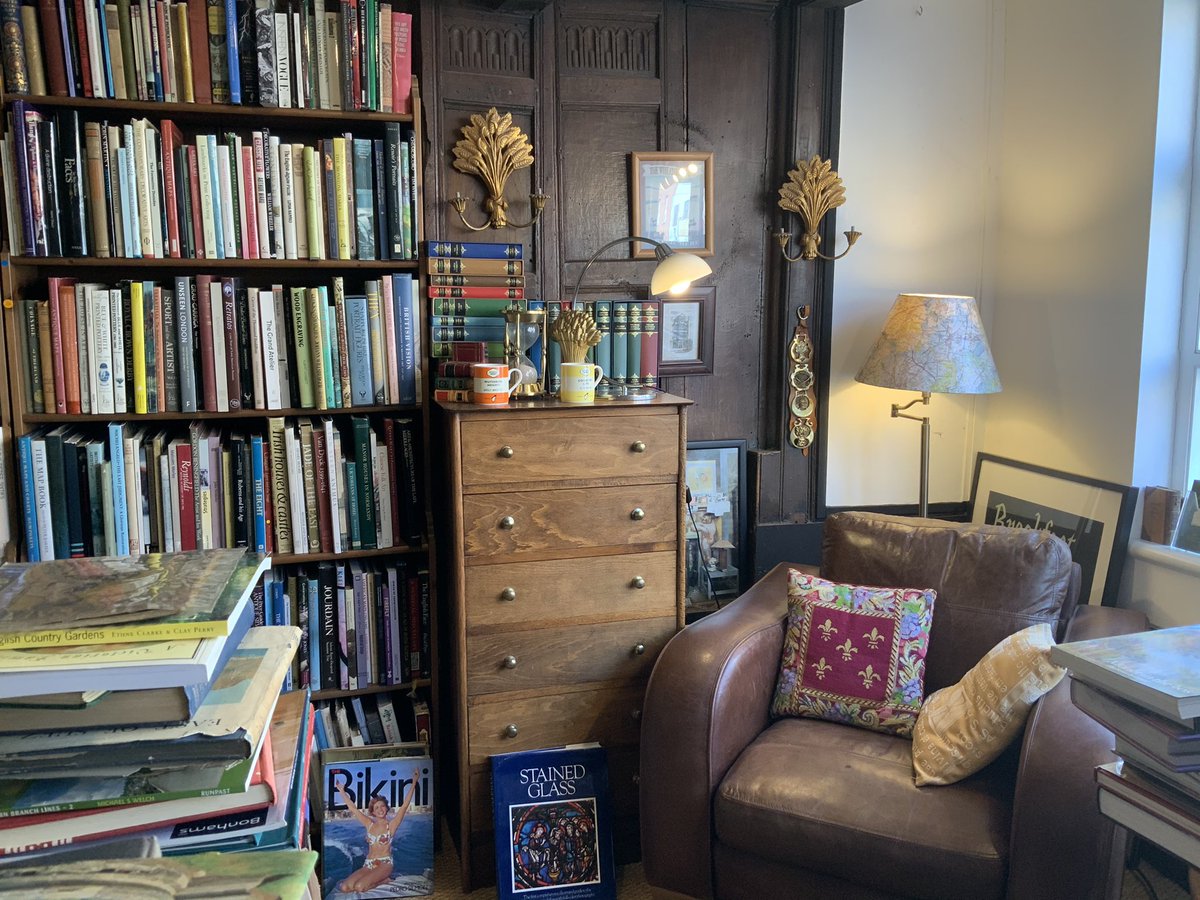 CarrieCornell's tweet photo. @Shakespeare_Co @IanDunt We can’t match 71 years but we have been selling secondhand books from our medieval building for 20 years. Books will always be with us. Cornell Books, Tewkesbury, UK. #secondhandbookshops https://t.co/YmKDDo59zq