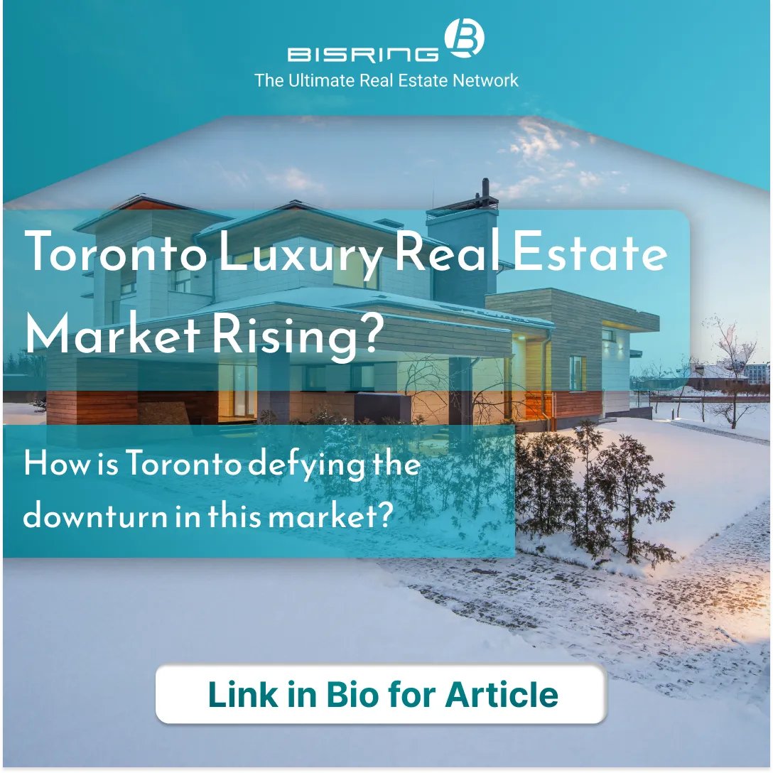 BisRingInc's tweet photo. With the current market on the decline, how is Toronto's Luxury Real Estate Market seeing any upside? If you're looking to invest or buy into the market yourself, check out the article for more info!

Click here for the full article: https://t.co/ddi1yPkpqI https://t.co/qUa2aA4wWI