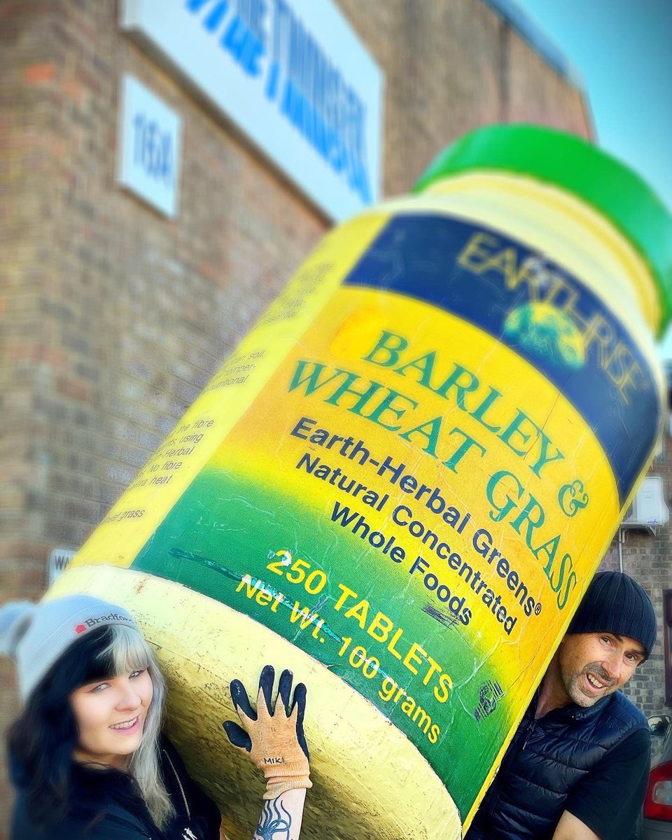 theillusionists's tweet photo. Always take your vitamins…. #bigprop #twinsfx #itsahugeyear #giantprops #effects #christmasiscoming #filmprop #Borrowers https://t.co/7q000P4iMO