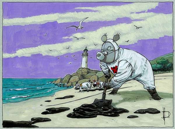 🐗⚫️🔵Nunca máis ⚫️🔵🐗
Postal de cumpreanos do Xabarín CENSURADA e SECUESTRADA en 2002. ⚫️🔵20 anos despois do #Prestige, a CRTVG segue co relato parcial de por que case 3.000 qm de costa acabaron afectados pola marea negra. #NuncaMáis
#VenresNegro235CRTVG
#DefendeAGalega