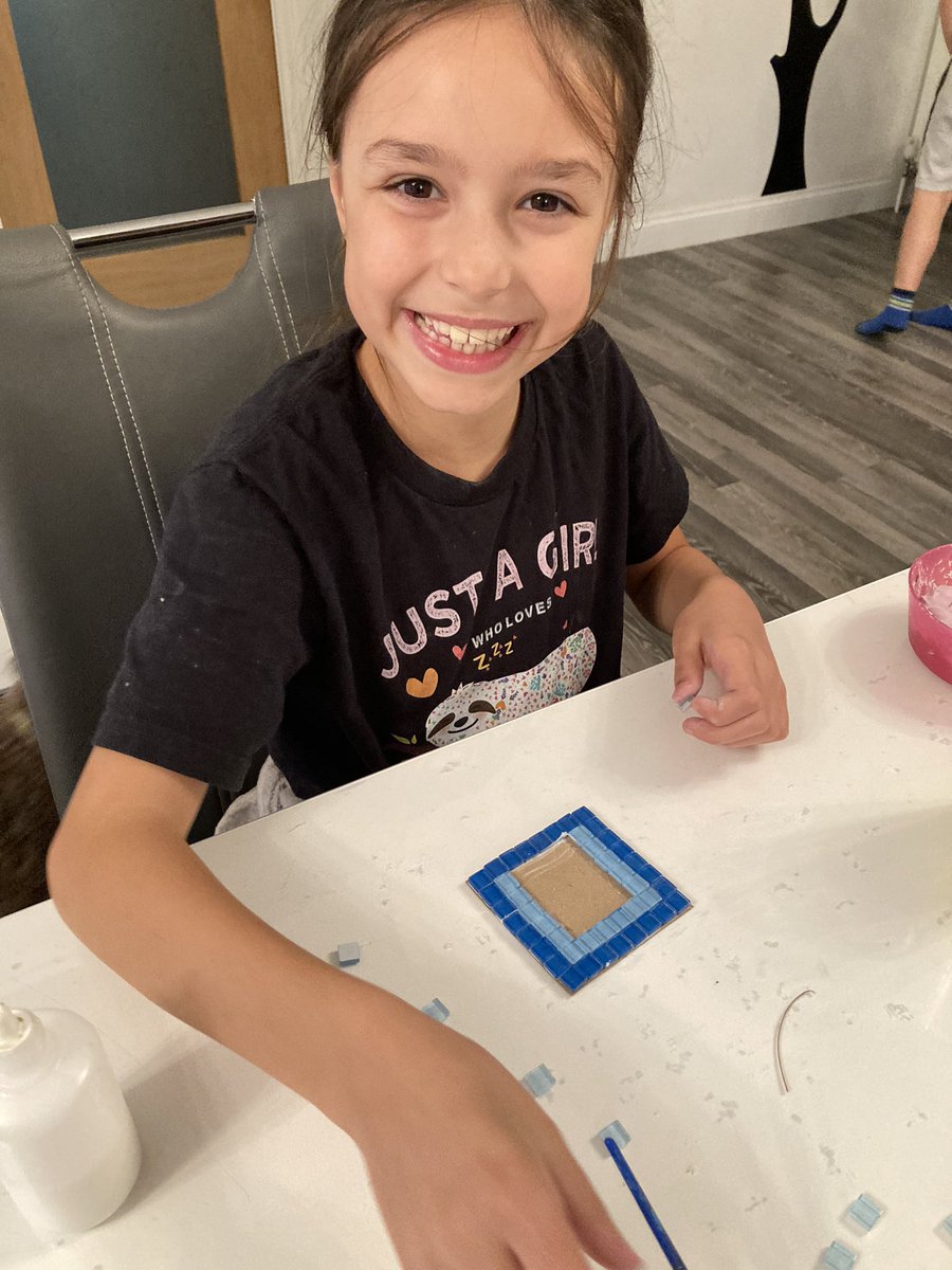 EleFerri's tweet photo. @AvonwoodYear5 Liliana and Eva have been enjoying creating Roman Mosaic style coasters as part of their half termly project! They used real mosaic tiles and did an excellent job!! @AvonwoodHead @GemmaZadel https://t.co/QuJ3zuPLeh
