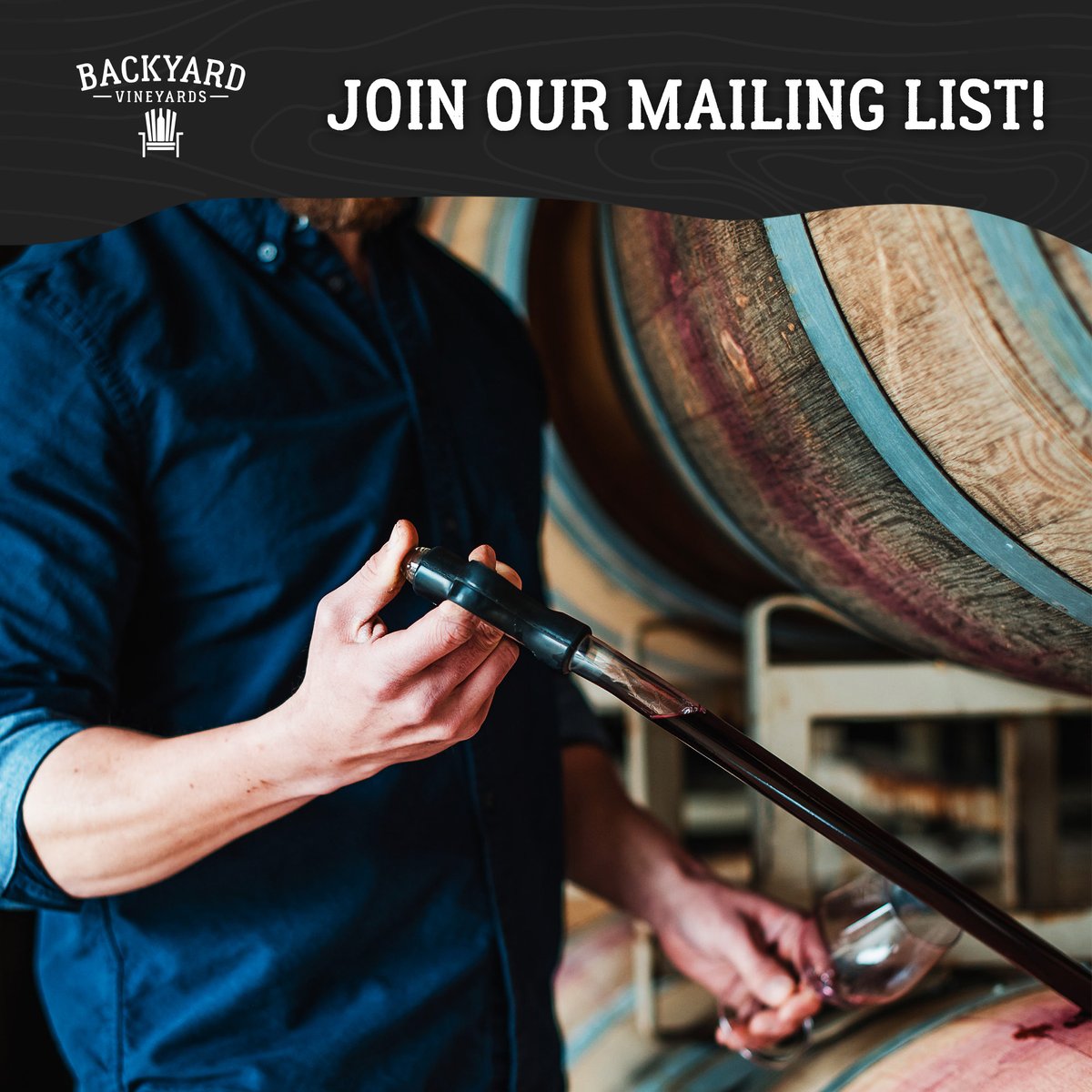 Get all the details about our upcoming Black Friday deals sent straight to your inbox when you join our mailing list at backyardvineyards.ca/site/contact! ✉️🍷