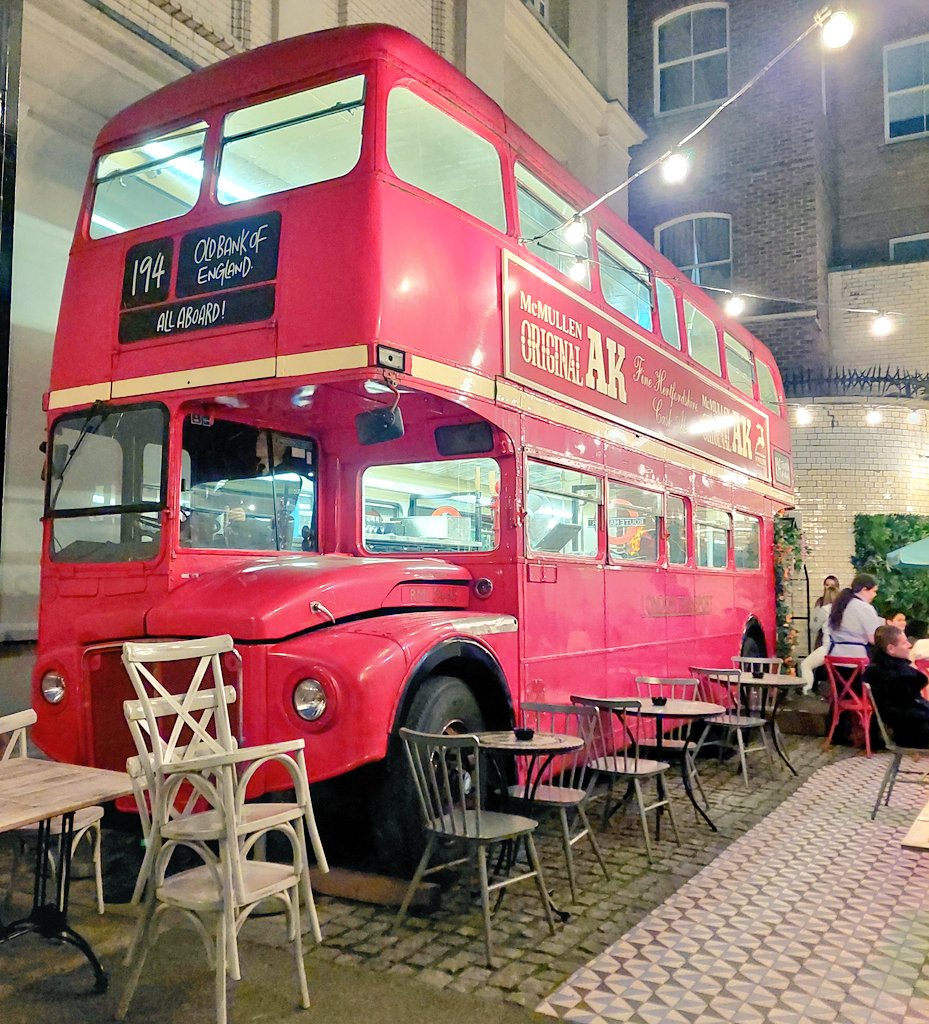 gavinwitha_g's tweet photo. An innovative way of using an old Double Decker Bus!! Join me on a private pub tour of great London boozers!! #londonpubtour #oldbankofengland #gavinwithag #walkingtours #londonpubs #funtours #alternativelondontour #beerlover #ghoststories #londonhistory #doubledeckerbus https://t.co/2r648LGKDv