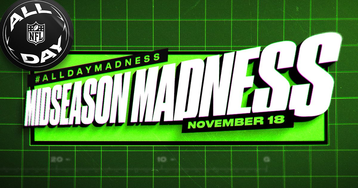 What's on tap rest of the day in @NFLALLDAY Midseason Madness: 💎 Rip packs for rare Moment collectibles of CMC, Hopkins, Allen 🥳 Win tix, signed gear from Mahomes, Ochocinco 🧶 Craft Moments of Burrow, Parsons, Kelce Sign up + join the drop now: allday.football/JoinTheMadness