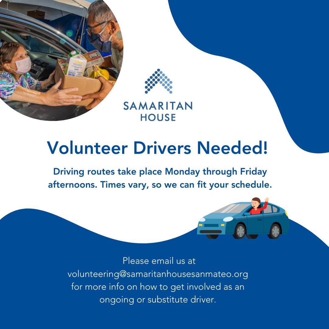 Recognizing that only able-bodied individuals were able to attend dinner at our Dining Hall, Samaritan House created a volunteer-based Mobile Meals program to deliver warm meals to the elderly and disabled. #giveback #volunteeropportunties #volunteeropportunity