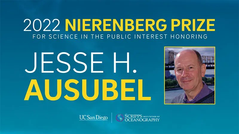 Has the human race reached its peak? Environmental scientist Jesse Ausubel, who was awarded the @Scripps_Ocean Nierenberg Prize for Science in the Public Interest, studies whether humans can continue to improve. NEW VIDEO: buff.ly/3X76ZsG
