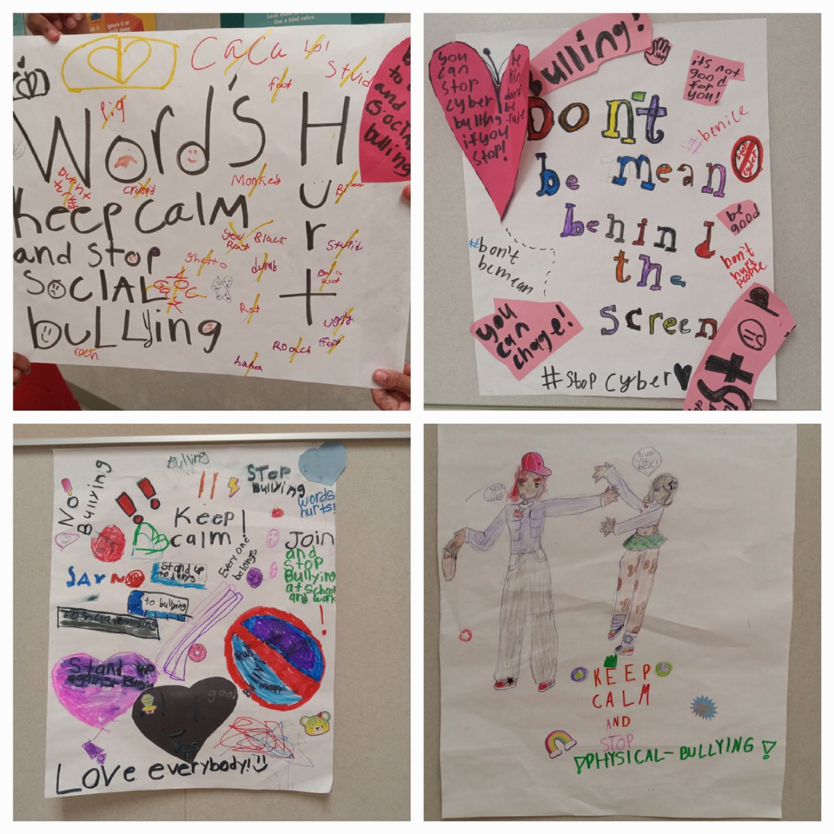 LaKeisha Terry (@lterrycounselor) on Twitter photo Mrs. Gosling's 4th grade class completed their week learning about bullying and creating their own anti-bullying posters. Thank you Mrs. Gosling and everyone for your participation in Anti-Bullying Week.
<a href="/plummer_strong/">Plummer Elementary School</a> Mrs. Gosling's 4th grade class completed their week learning about bullying and creating their own anti-bullying posters. Thank you Mrs. Gosling and everyone for your participation in Anti-Bullying Week.
<a href="/plummer_strong/">Plummer Elementary School</a>