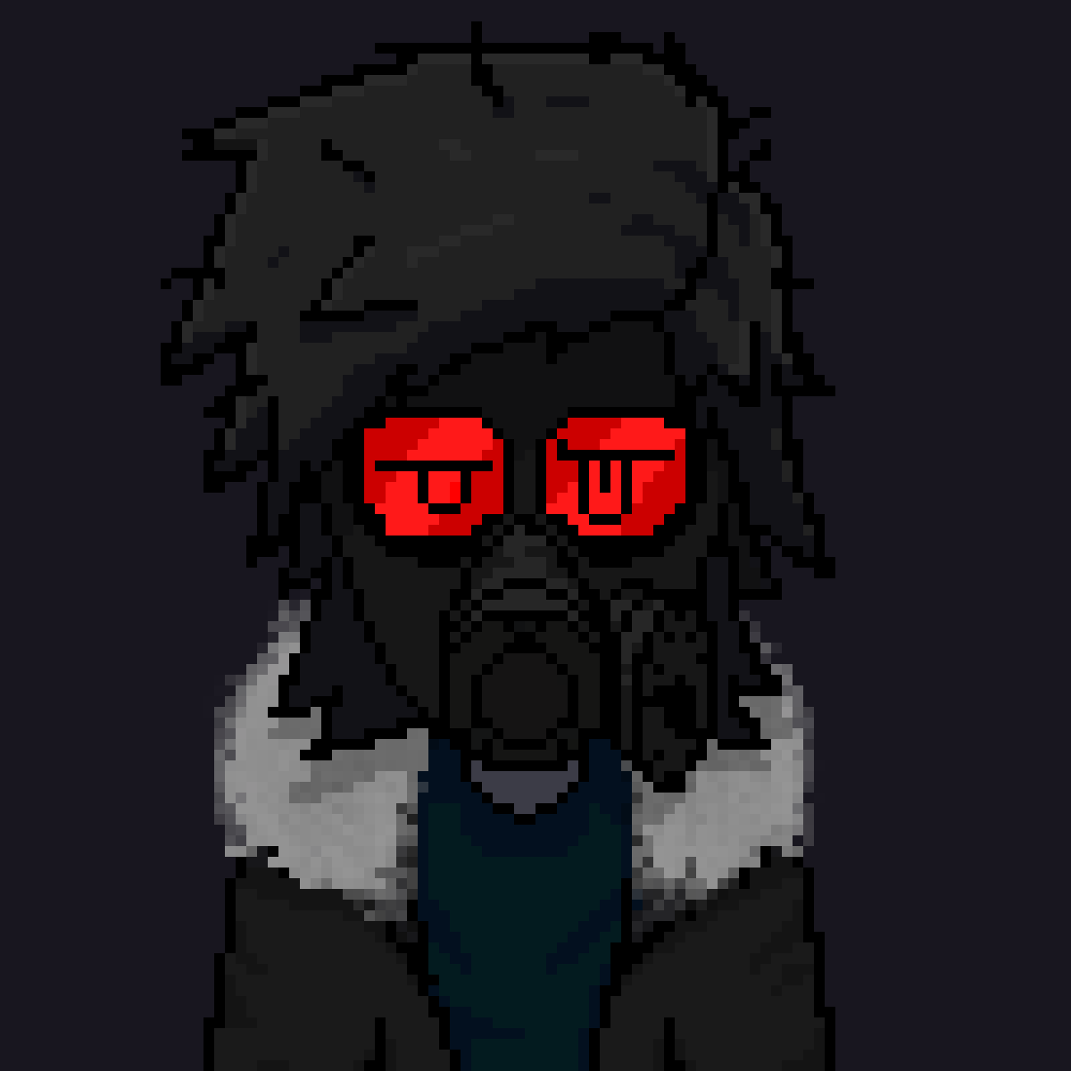 JustAnAFK's tweet photo. Mirando...
No se, posiblemente el último dibujo q suba a twitter (en caso de que cierre)
.
.
#ArtistOnTwitter #pixelartist #pixelartwork #Pixelart #pixel #draw #drawing #pixilart #antigasmask #masked #art #artist https://t.co/FwxsDAQTlo