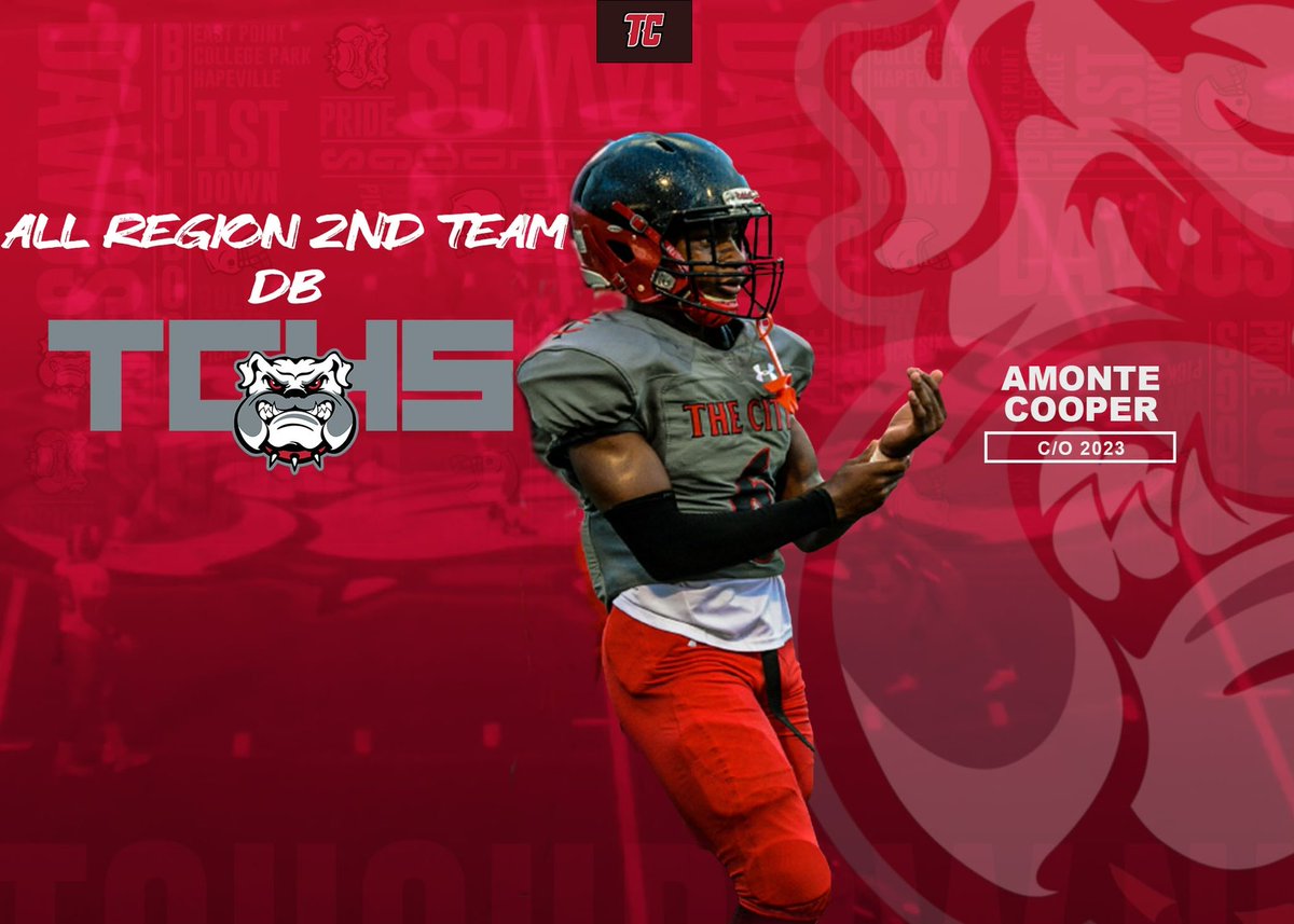 Congratulations to our Second Team All Region Selections. 
Senior OL-Etienne Jackson
Junior  DL- Reese Flanders
Senior DB-Amonte Cooper