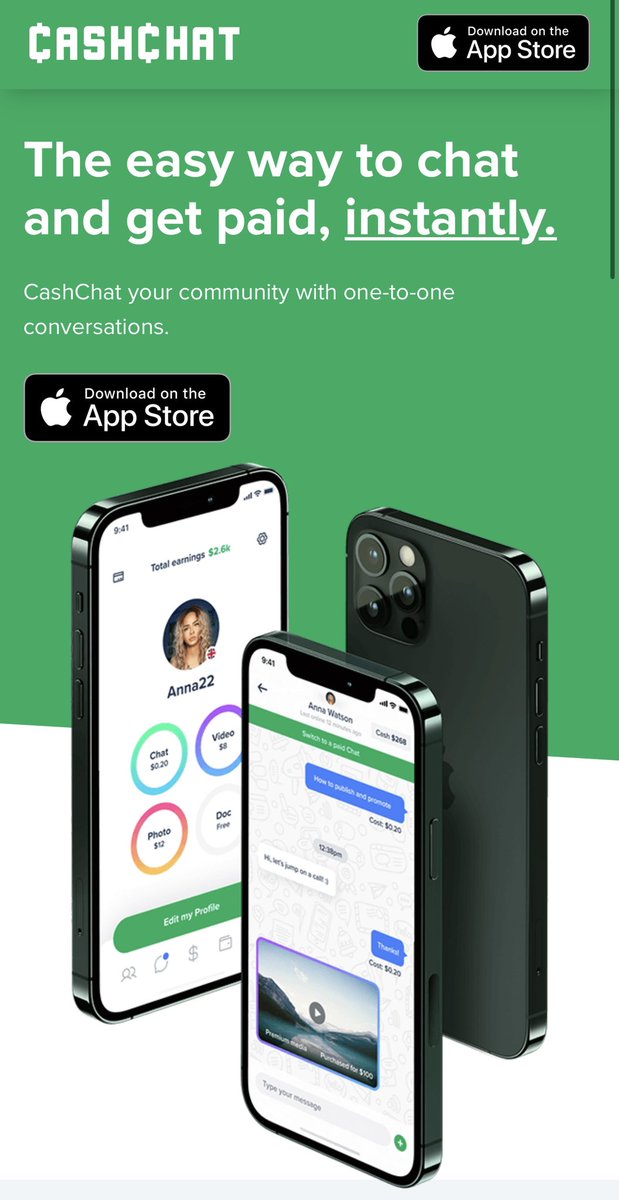 CashChat's tweet photo. Turn your DM’s into $ on the new CashChat app.
Download now at https://t.co/LKTsrTUb4j
#cashchat #sellingcontent #onlyfansbabe #onlyfans #Socialmedia #instagram #influencermonetization #Influencer #Creator #contentcreator https://t.co/ClE2p37DDB