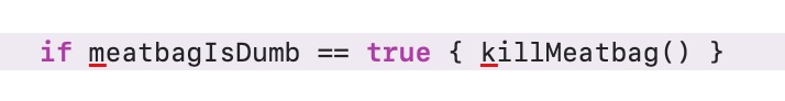 My most salient line of code