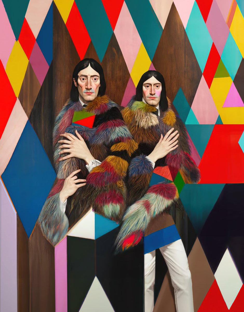 I made this work thinking of my father, of the Freemasons, of the intimacy of private spaces, of carpentry and patchwork and wood paneled rooms where secrets are told, of furs stored in metal drums under the house, moth holes, anguish 🖤🖤🖤