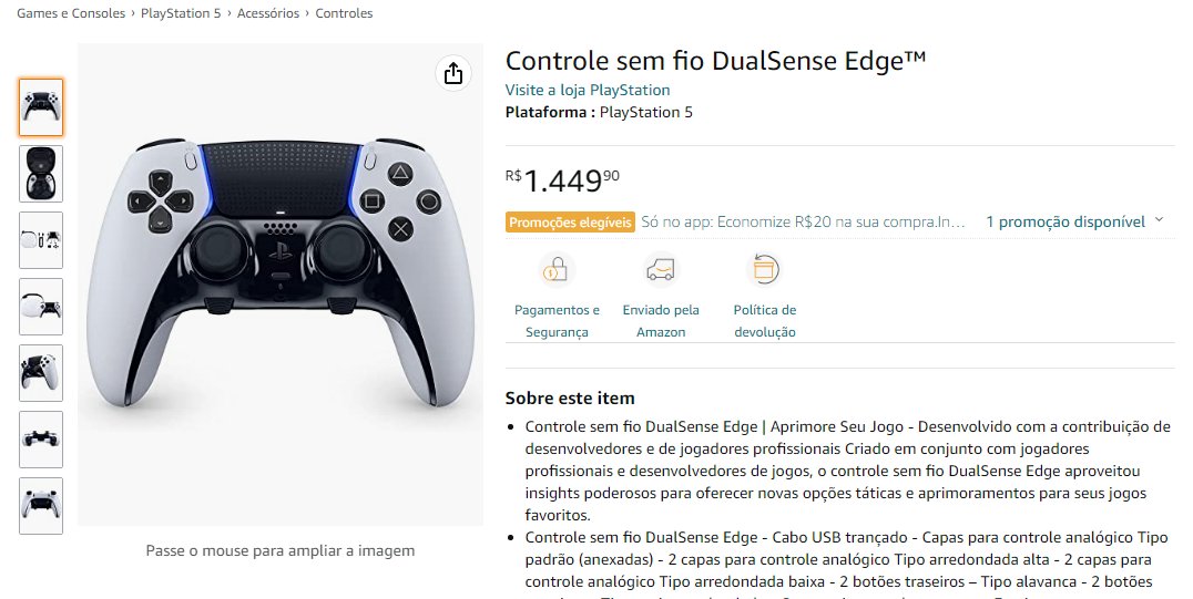Tech_LabBR's tweet image. DualSense Edge chega ao Brasil por R$ 1.449