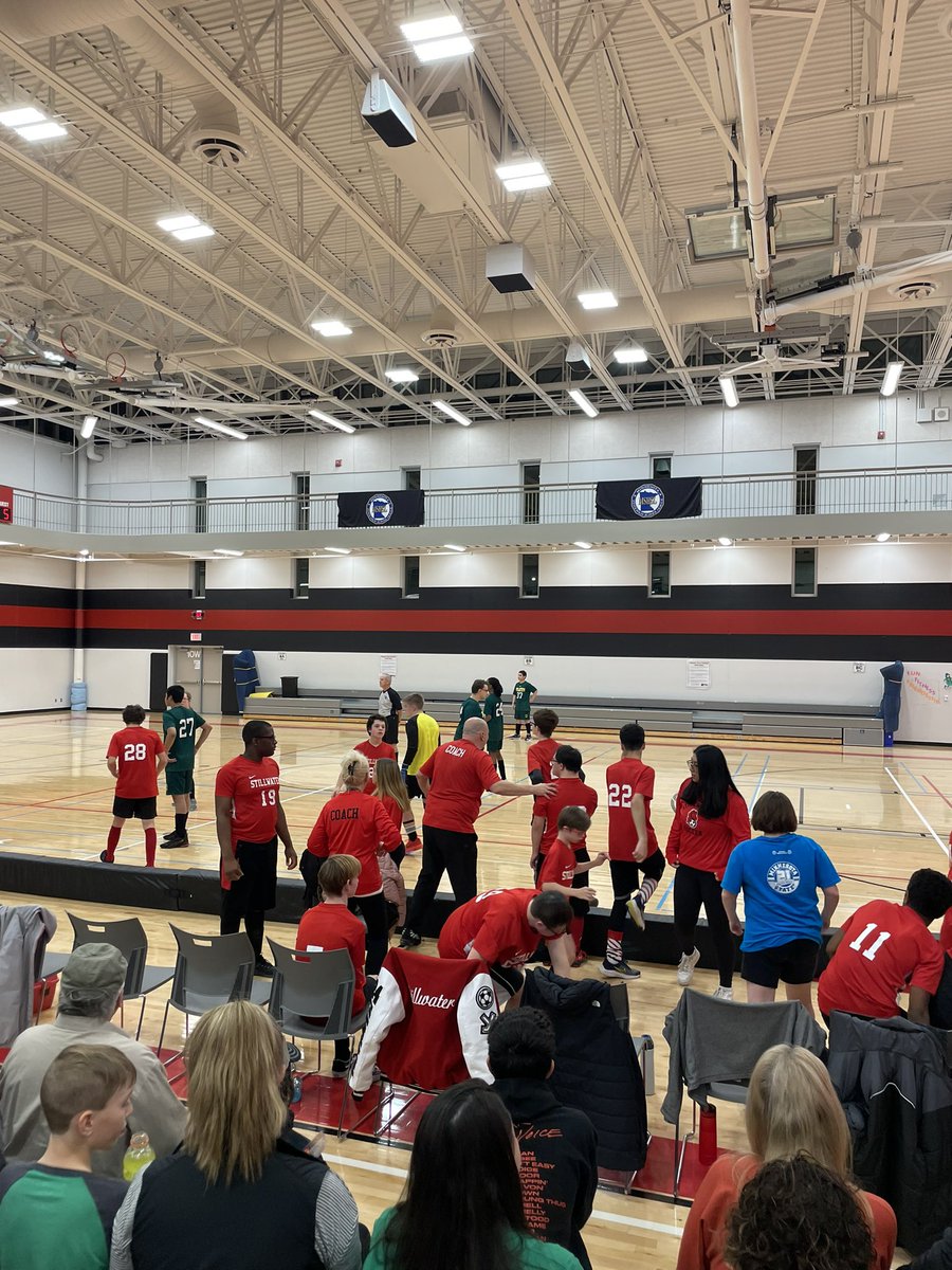 Stillwater takes a time out in the second half, 4-5 Stillwater.