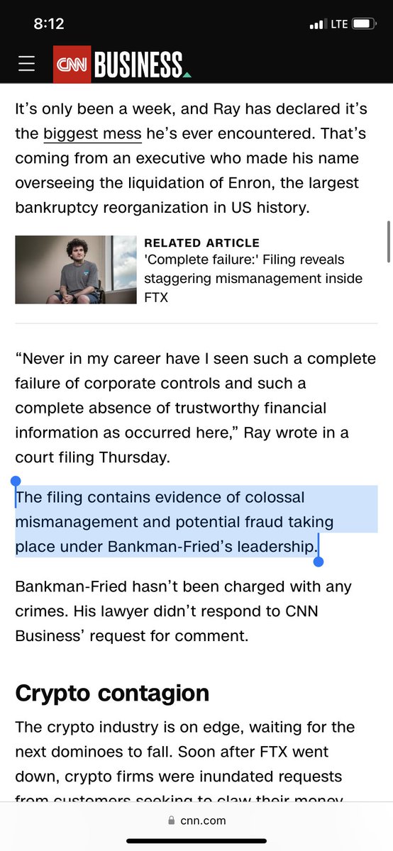 highyieldgod's tweet photo. @MomAngtrades @elonmusk I really don’t think CNN is trying to hide anything on this one.. This article is on CNN businesses’s front page https://t.co/1h1JPOhxvS