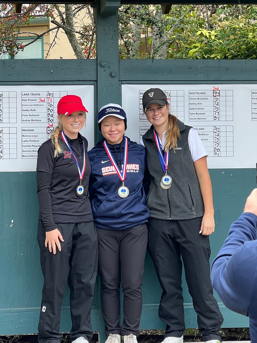 LTCavGolf's tweet photo. Cavaliers take 5th in the 6A State Preview in Georgetown. @KatePickrell finished 3rd Overall. @GabbyRoth6 @emmakvh13 @GabbyRoth6 @dufresne_paris @audreym_golf #jamodi https://t.co/l4kyRV8oPb