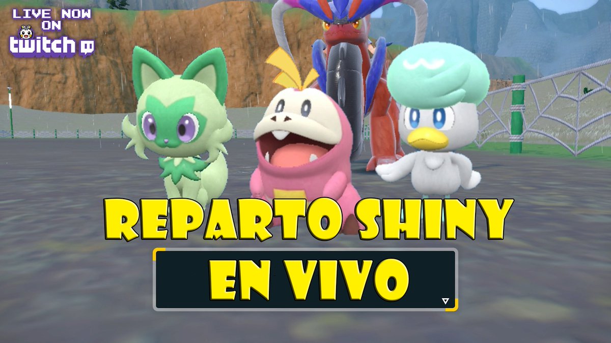 gutiterremoto's tweet photo. ✨¡REPARTO SHINY INICIALES: FUECOCO, SPRIGATITO Y QUAXLY! 

Se agradecería mucho un RT y un❤️para que más entrenadores puedan comenzar su aventura pokémon con estos tres, muchas gracias!

https://t.co/XrUMJTXDxd https://t.co/hFoxkr41Gg