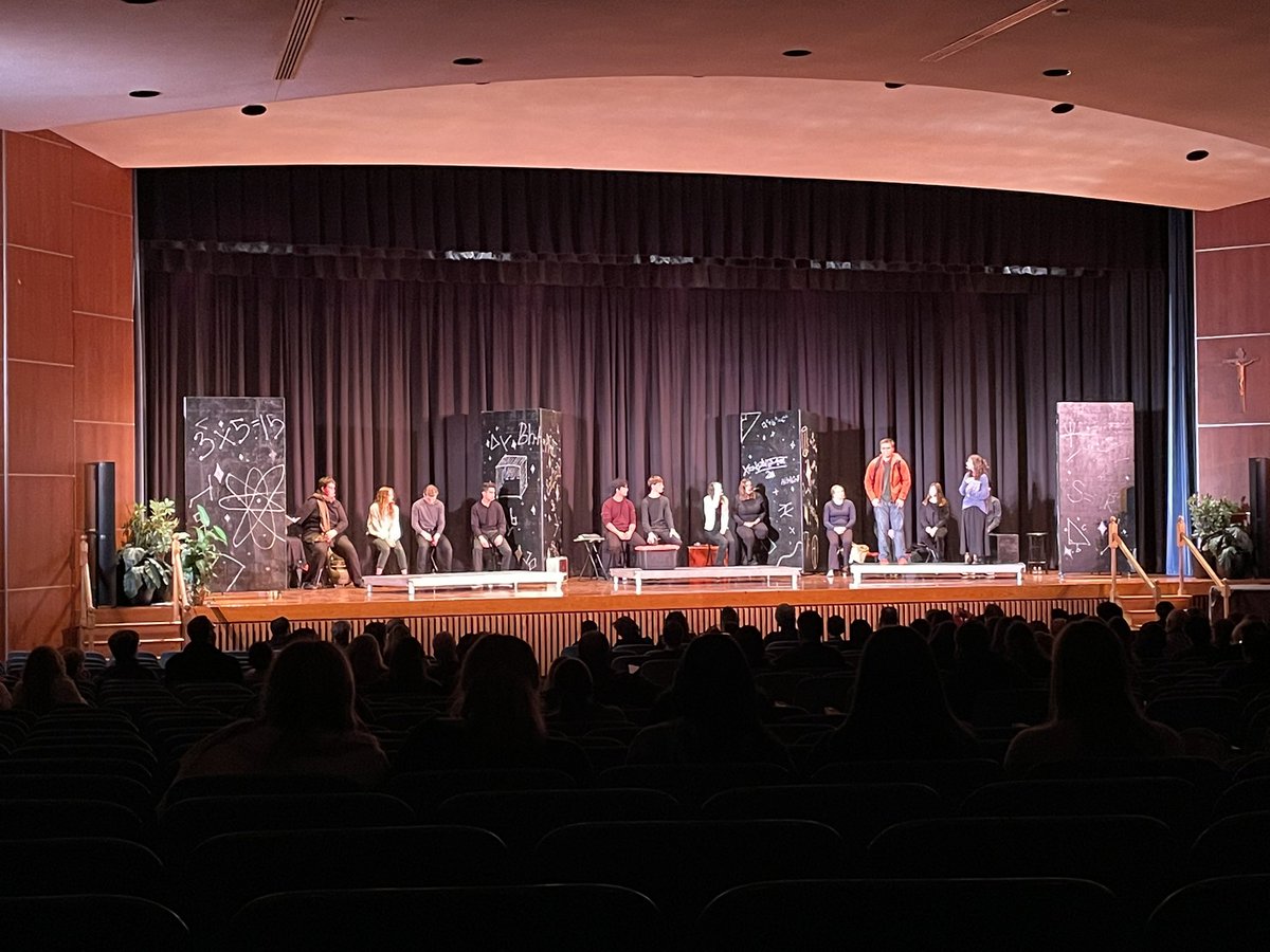 XavierHighCT's tweet photo. Live from Randolph Road…

It is Opening Night‼️

After months of practice, the curtain has gone up on your Mercy/Xavier Theater production of “The Curious Incident of the Dog in the Night-Time.”

Congratulations to the entire cast and crew‼️

#TwoSchoolsOneFamily 
#ThisisXavier https://t.co/i4IZKr17LQ