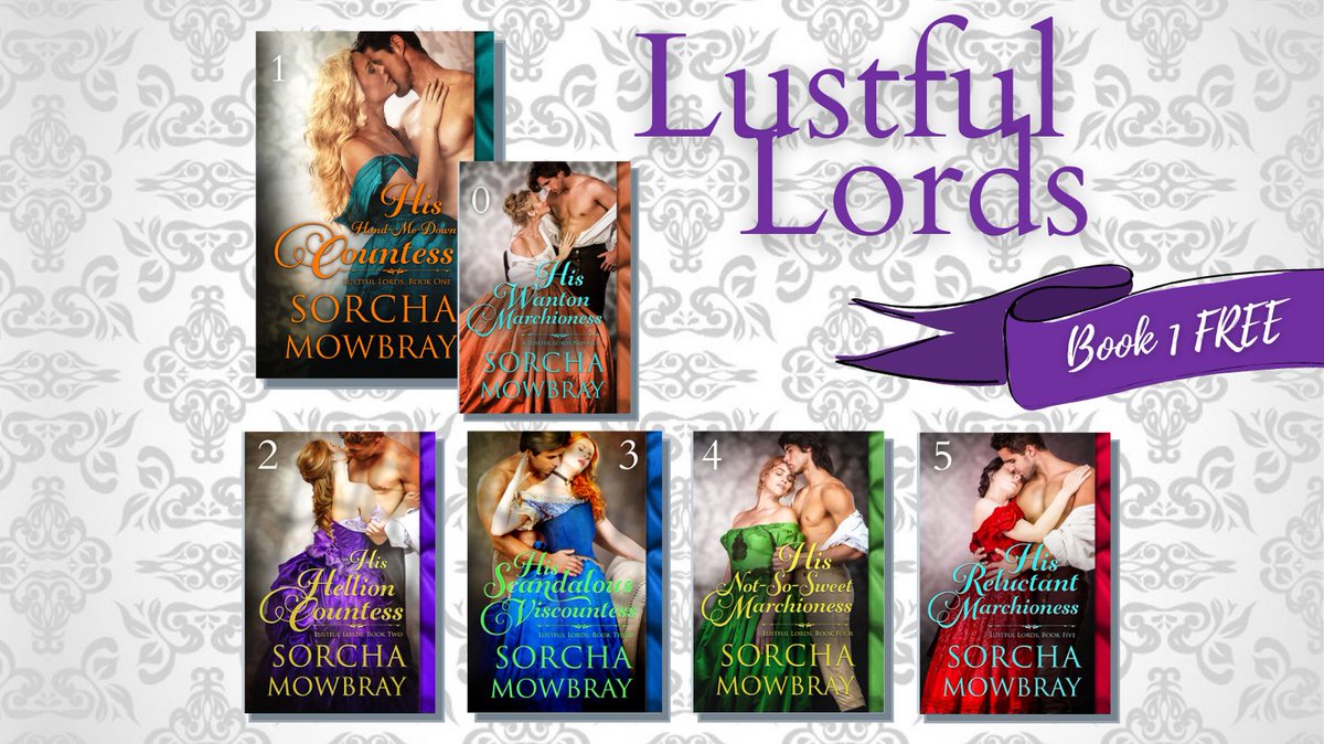His Hand-Me-Down Countess

Right, wrong, or indifferent, she was his. Granted, he had never intended to make such a declaration, but out it came, and he would not deny the truth of his words.
link.sorchamowbray.com/LLBK1
#LusfulLords #historicalromance #freeread #spicyromance