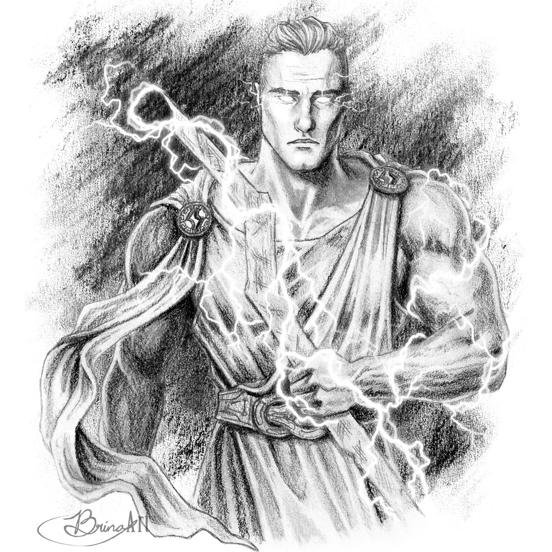If you want to see Timelapse videos, and detail shots of these #characterillustrations
Check out my Instagram!

#pencil #charcoal #artcommissions #characterart #characterillustration #zeus #hades #greekmyth #bookillustrations #freelanceartist #dmforcommissions