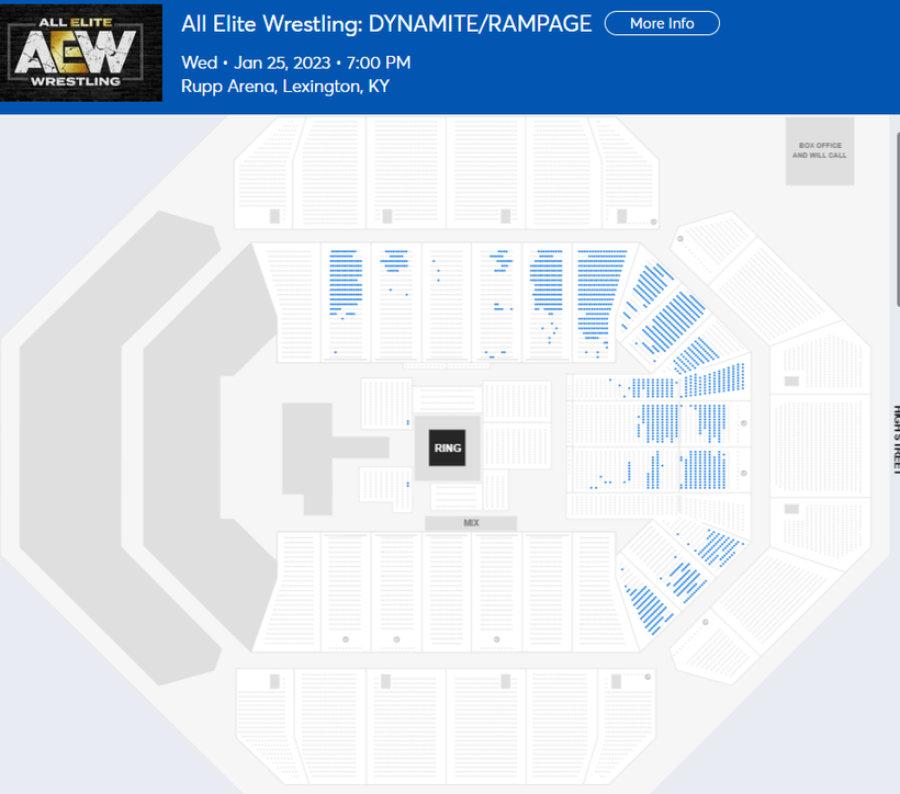 WrestleTix on Twitter "AEW Dynamite/Rampage Wed • Jan 25, 2023 • 700 PM Rupp Arena, Lexington