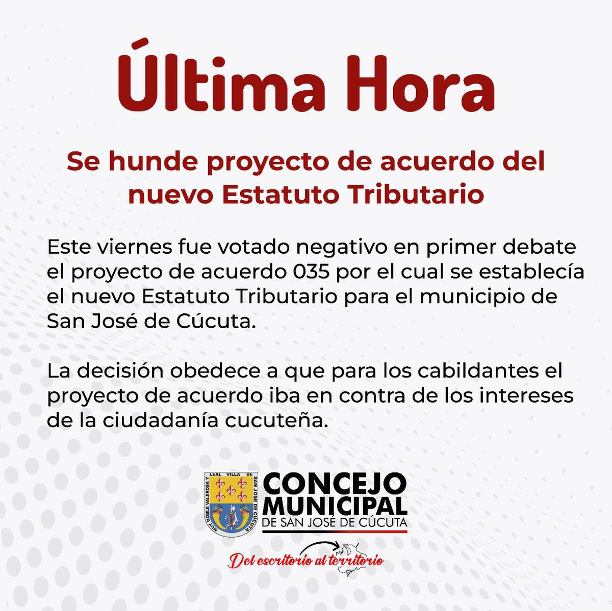 Concejo Municipal Cucuta tweet media