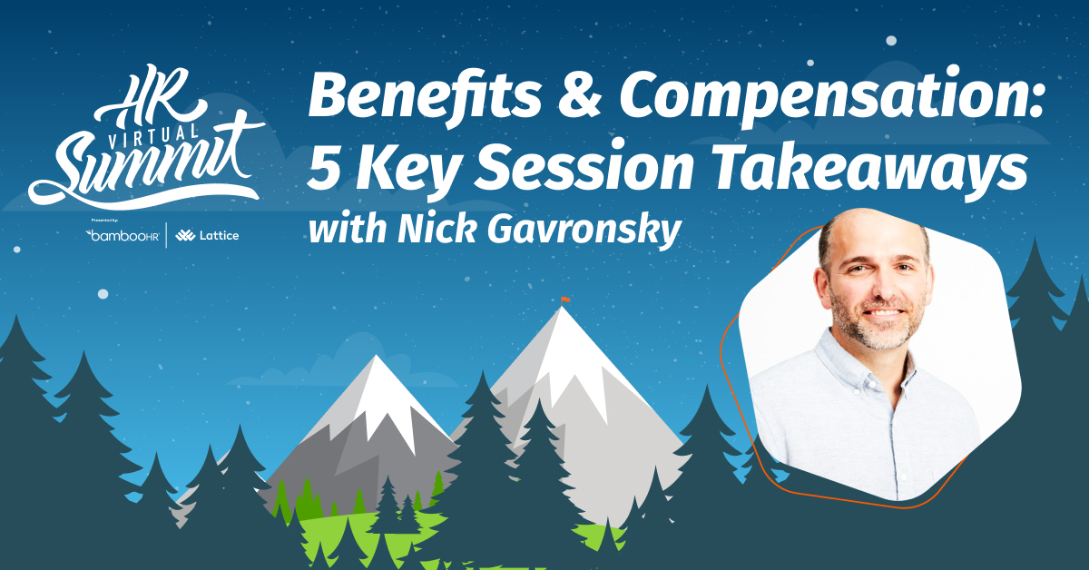 bamboohr's tweet photo. Did you know that 95% of employees don’t understand their total compensation and rationale for how they are paid?
@nmgav shares his insights on how to build a compensation plan for better retention—and it starts w/ real-time data. https://t.co/3MH00jKYpU
#HRVirtual22 https://t.co/tg2ZhHeLtc