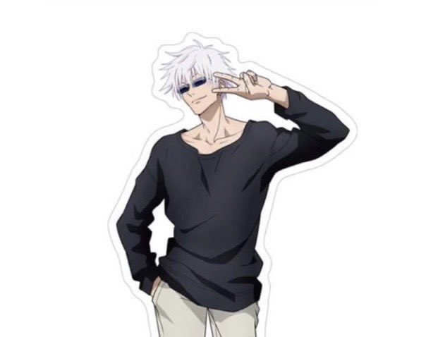 suguruhrs's tweet photo. gojo is not beating the homosexual allegations https://t.co/FwZ45h50VI