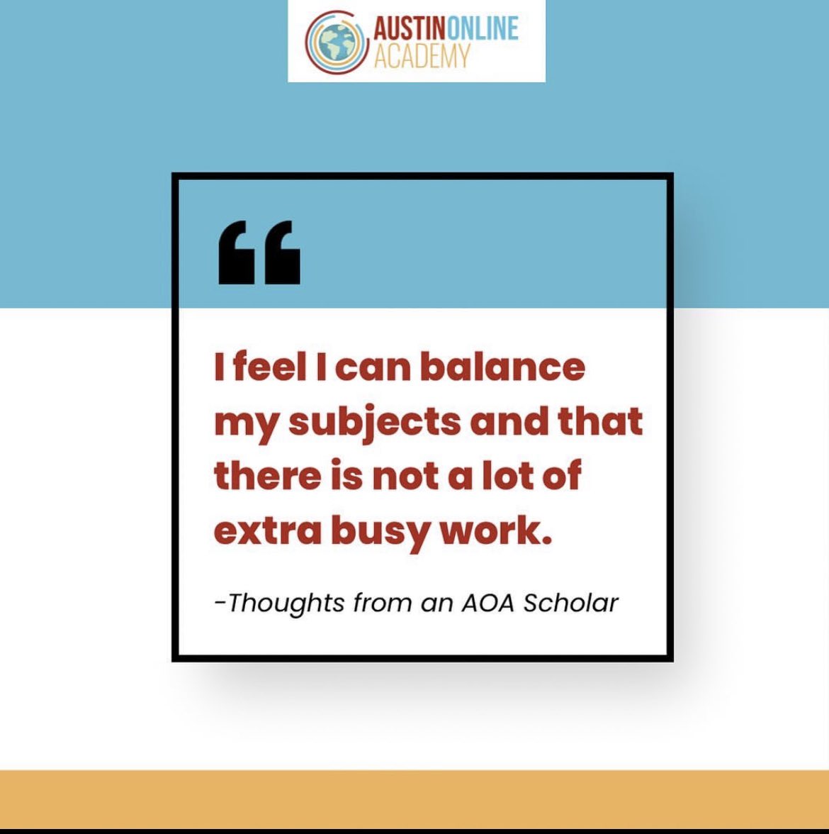 JessicaCabeen's tweet photo. Grateful for feedback our teachers are receiving from #AustinOnline scholars. #onlinelearning #AOA #virtualhighschool #onlineeducators https://t.co/3FmjskBk0J